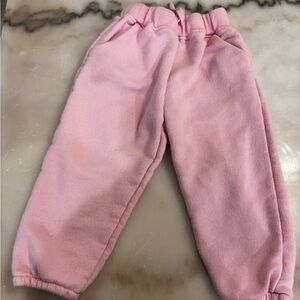 Zara Kids Pink Sweatpants